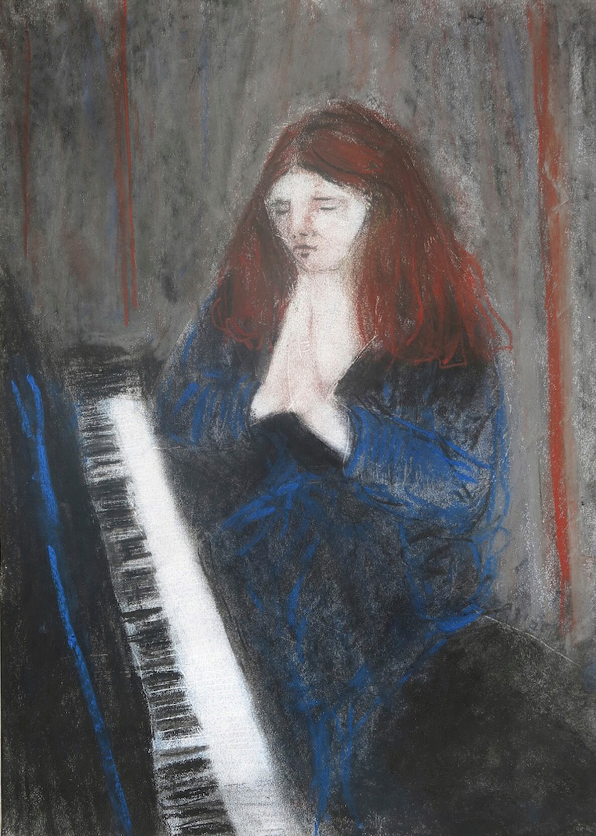 His daughter Sultan, a pianist